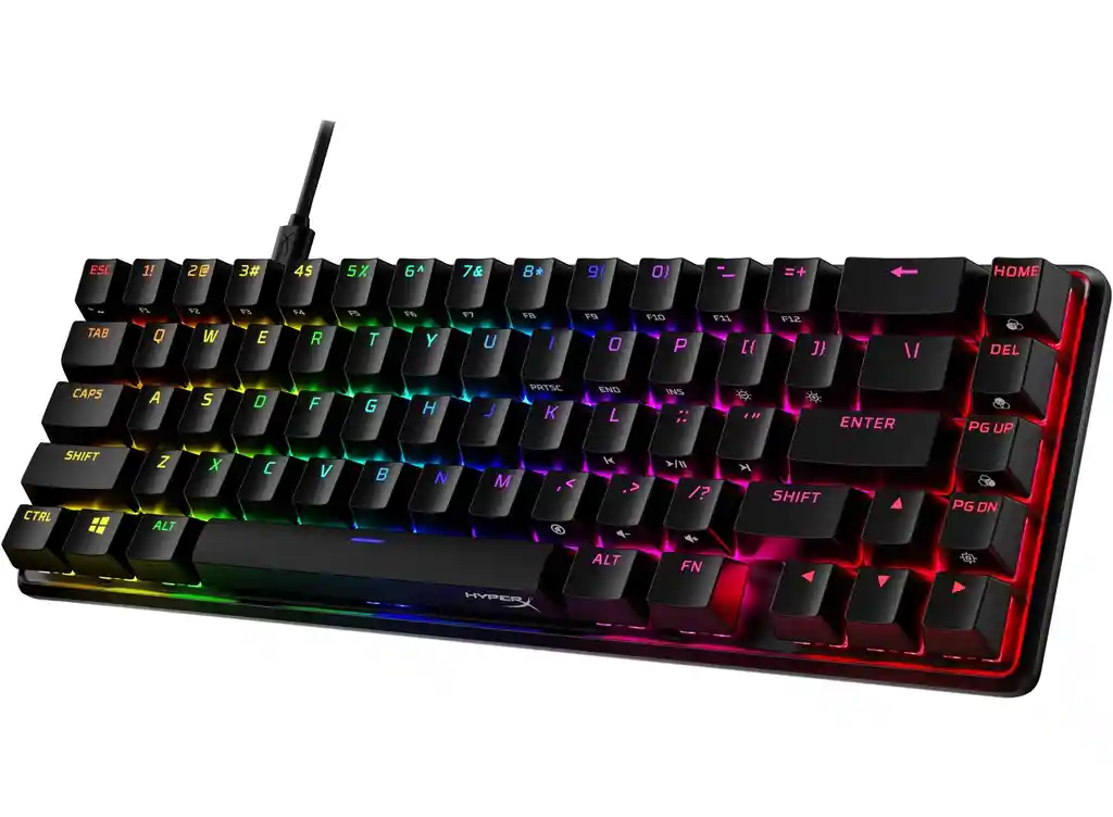Teclado Alloy Origins 65% Aqua Inglés - Rgb Hyperx