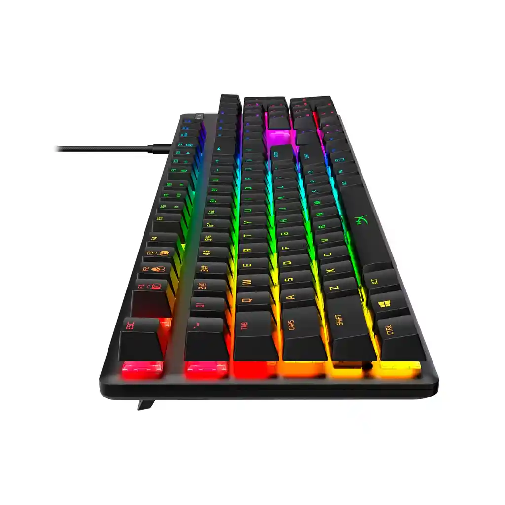 Teclado Alloy Origins 65% Aqua Inglés - Rgb Hyperx