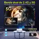 Proyector Video Beam Led 500ansi Wifi 2.4/5g Bluetooth Gc06