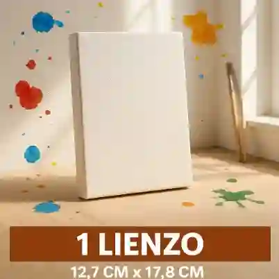 Lienzo Pequeño Económico - 12,7 Cm X 17,8 Cm