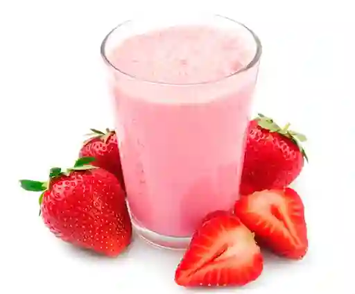 Jugo De Fresa En Leche