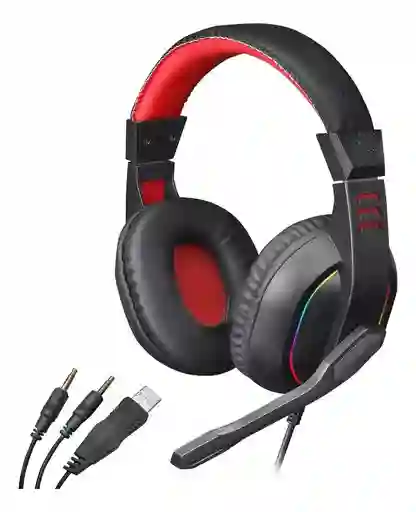 Diadema Con Microfono Gamer Redragon Gamer Ares H120 Rgb