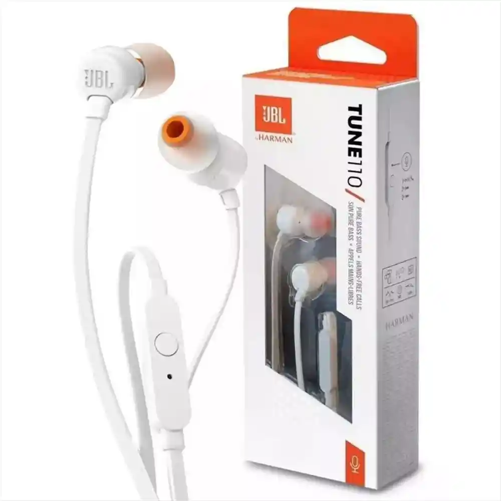 Audifonos Jbl Tune 110 Blancos