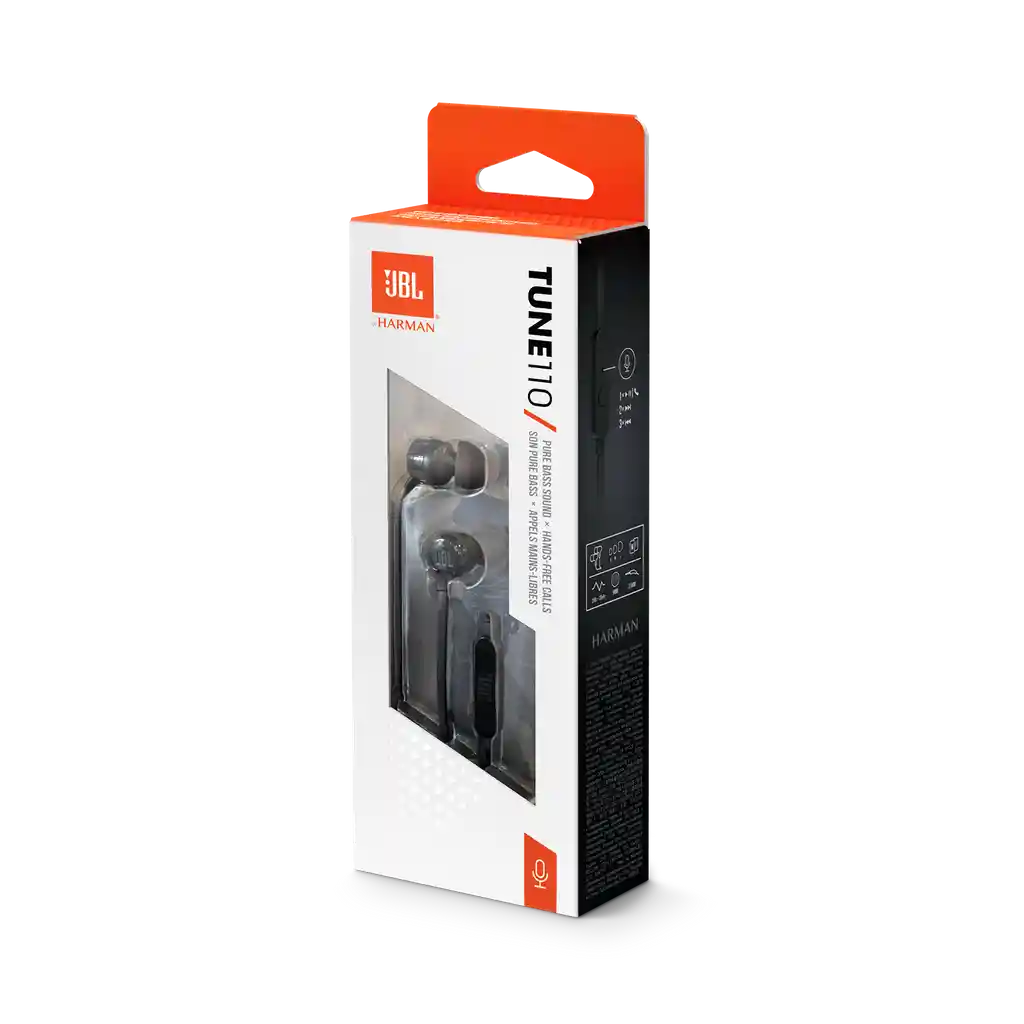 Audífonos Jbl Tune 110 Negro Color Black