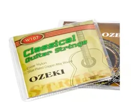 Cuerdas Para Guitarra Clasica Ozeki Ref W107 Nylon Blanco