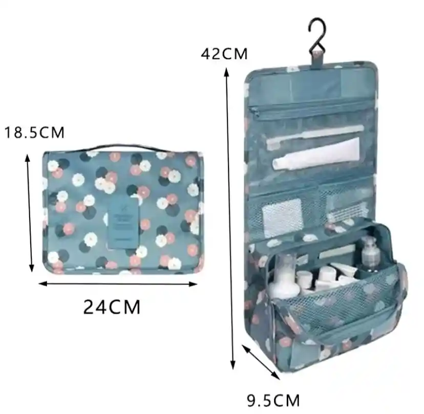 Cosmetiquera Impermeable De Gancho