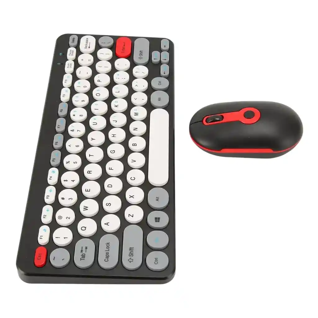 Combo Mini Teclado Y Mouse Inalambrico Comodo Y Portatil