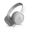 Audífonos Over-ear Jbl Tune 500 Jblt500 Con Micrófono, Color Blanco.