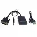 Convertidor Señal Hdmi A Vga Facil Y Rapido Con Usb