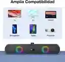 1hora Bocina Inalambrica Barra De Sonido Rgb Bt Usb Boc241