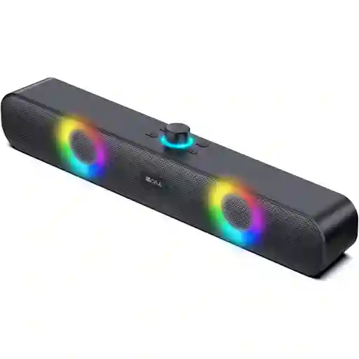 1hora Bocina Inalambrica Barra De Sonido Rgb Bt Usb Boc241