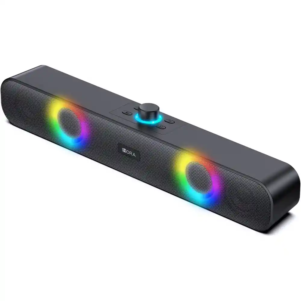 1hora Bocina Inalambrica Barra De Sonido Rgb Bt Usb Boc241