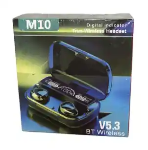 Audífonos Inalámbricos M10 Con Pantalla Digital