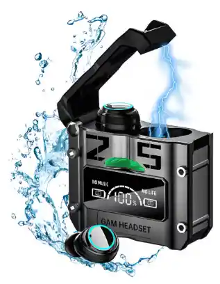 Audífonos Bluetooth Deportivos M25 Reducción De Ruido Color Negro