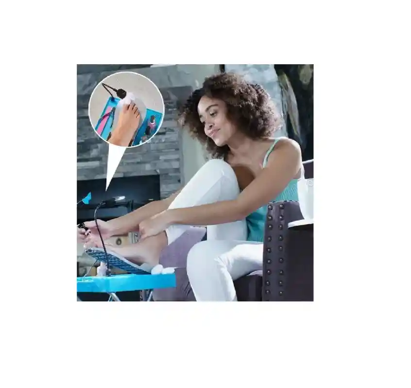 Mesa Para Pedicure Estación Uñas Pies Plegable Multifunción
