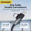 Cable Lightning Carga Rapida Certificado Mfi Para Iphon