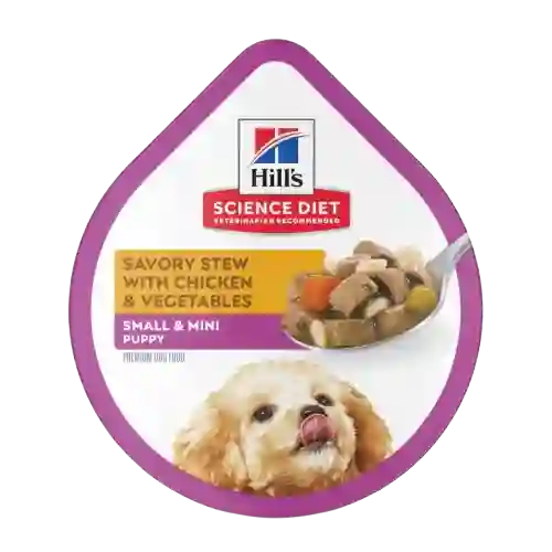 Hill's C Puppy Small Paws Tray Stew With Chicken 99 Grs
