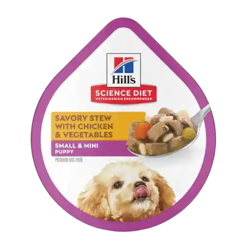 Hill's C Puppy Small Paws Tray Stew With Chicken 99 Grs