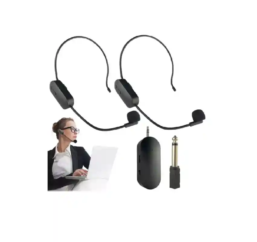 Set X2 Microfonos De Diadema Inalambrico Bluetooth Plug 3.5