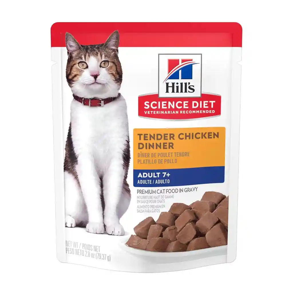 Hill's F Adult 7+ Tender Chicken Pouche 79 Grs