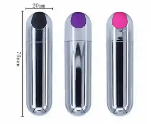 Bala Vibradora Metal Recargable