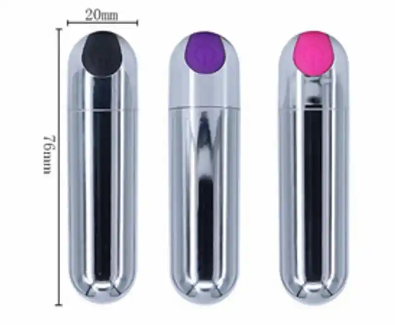 Bala Vibradora Metal Recargable