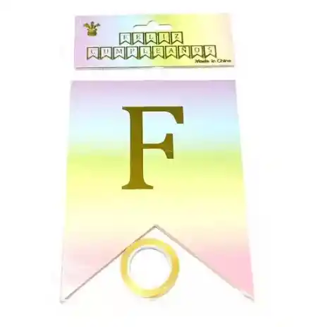 Banderin Feston Fiesta Feliz Cumpleaños Degrade