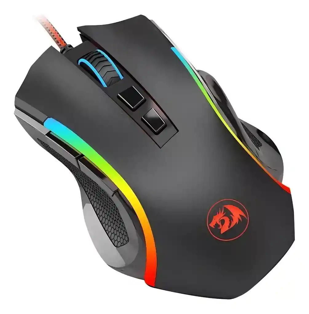 Mouse Gamer De Juego Redragon Griffin M607 Negro