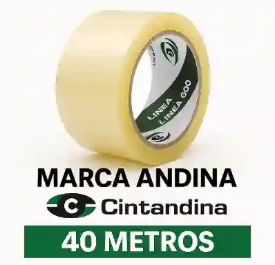 Cinta Transparente Gruesa O Ancha X40mts