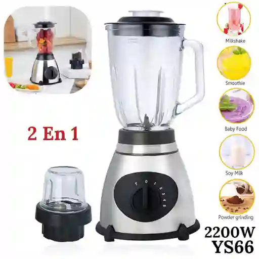 Licuadora Yonsa Multifuncional 2 En 1 2200w