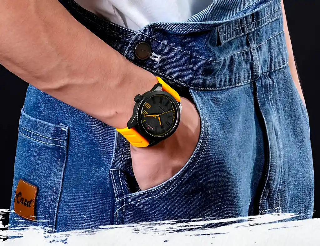 Reloj Naviforce Casual Nf9202t Crono Hombre Goma + Estuche
