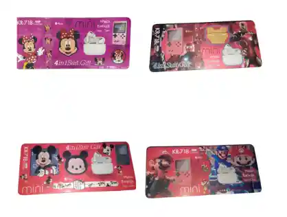 Combo Reloj Game Boy Audifonos Para Niños