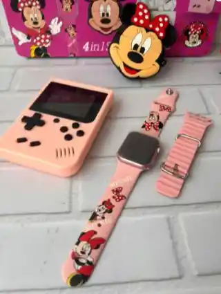 Combo Reloj Game Boy Audifonos Para Niños