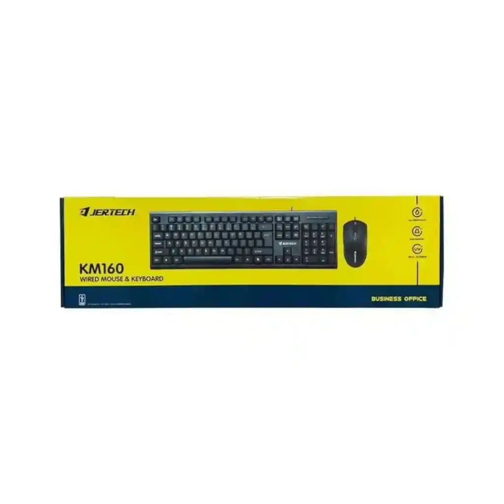 Combo Teclado Y Mouse Para Computador Alambrico Km160