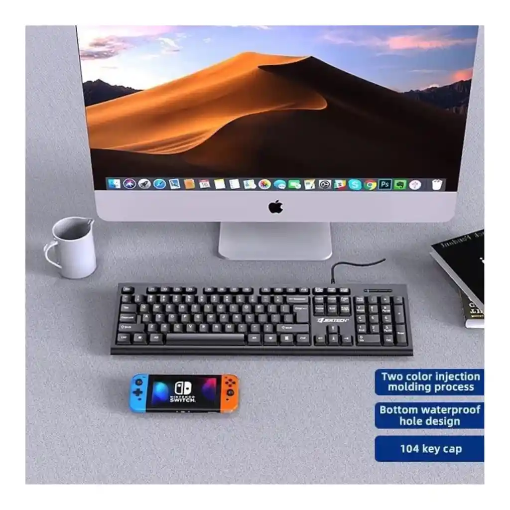Combo Teclado Y Mouse Para Computador Alambrico Km160