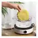 Olla De Vidrio De Borosilicato Con Tapa 1.5 Litros