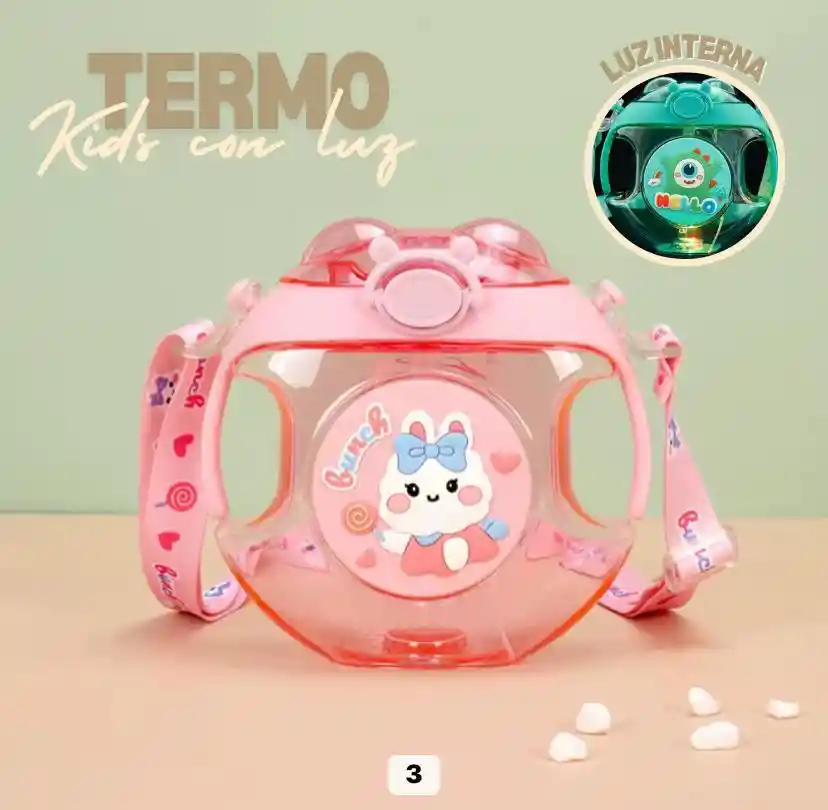 Termo Kids Con Luz