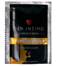 Lubricante Crema De Whisky Sachet Sensación Caliente X 7 Ml