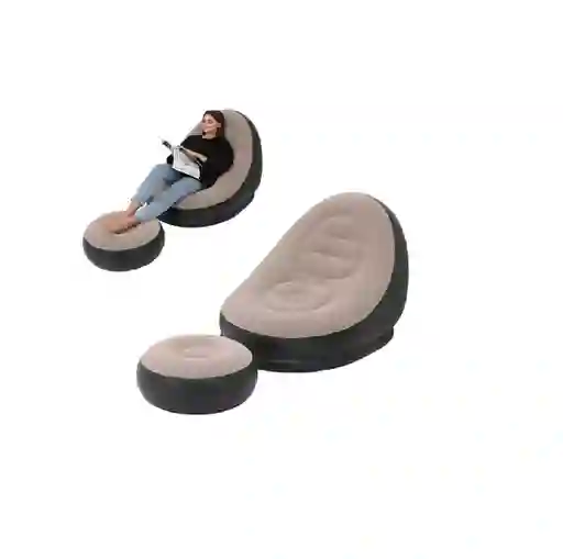 Silla De Descanso Inflable Para Adultos, Sofa Plegable Porta