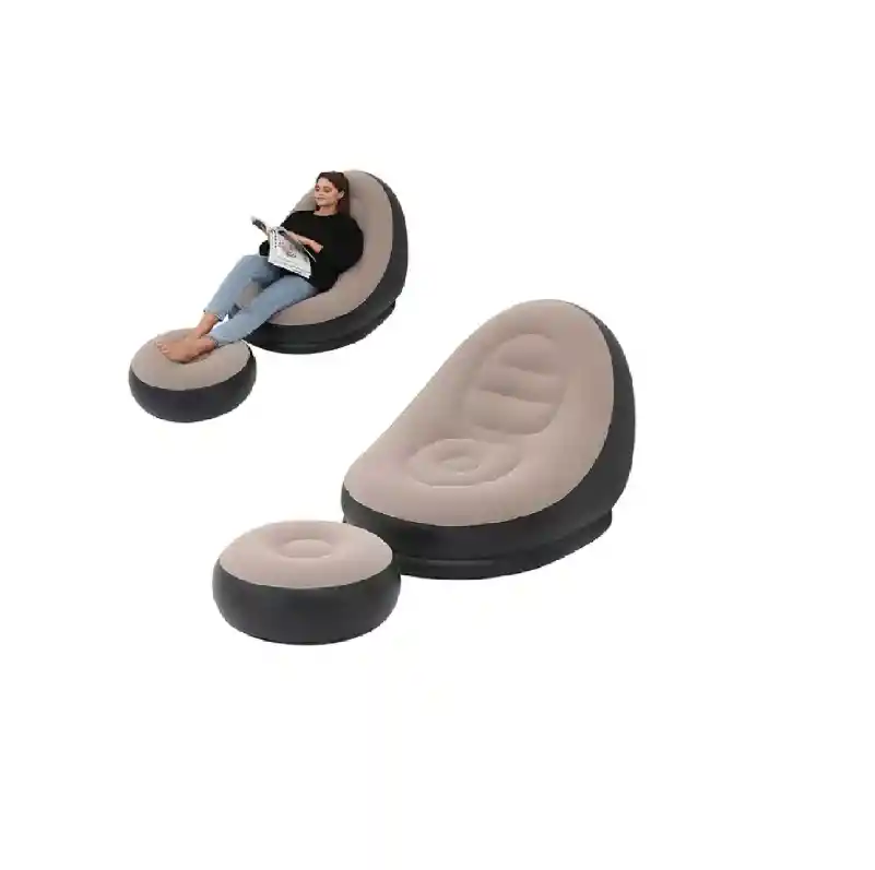 Silla De Descanso Inflable Para Adultos, Sofa Plegable Porta