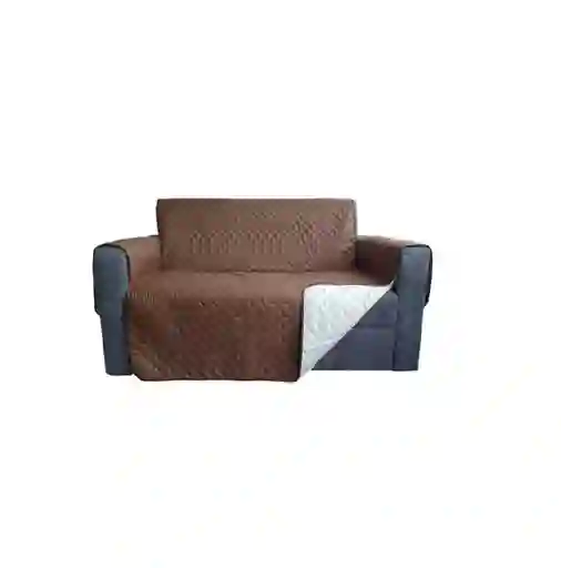 Forro Protector Sofá Doble Faz Cubre Sofá 3 Puestos Lavable