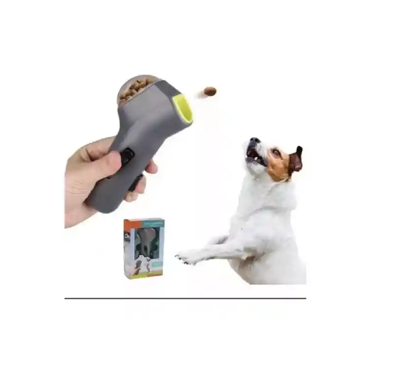 Juguete Lanzador Comida Aperitivos Mascota Perro Gato