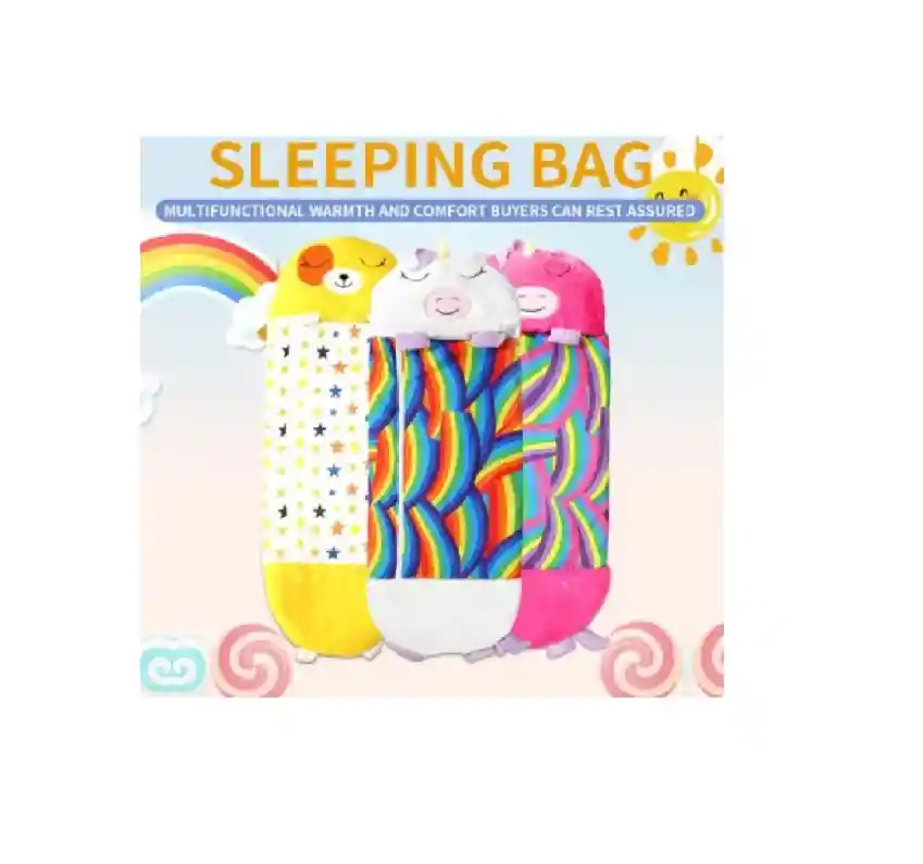 Happy Bolsa De Dormir Cojín Sleeping Para Niños 1,30cm