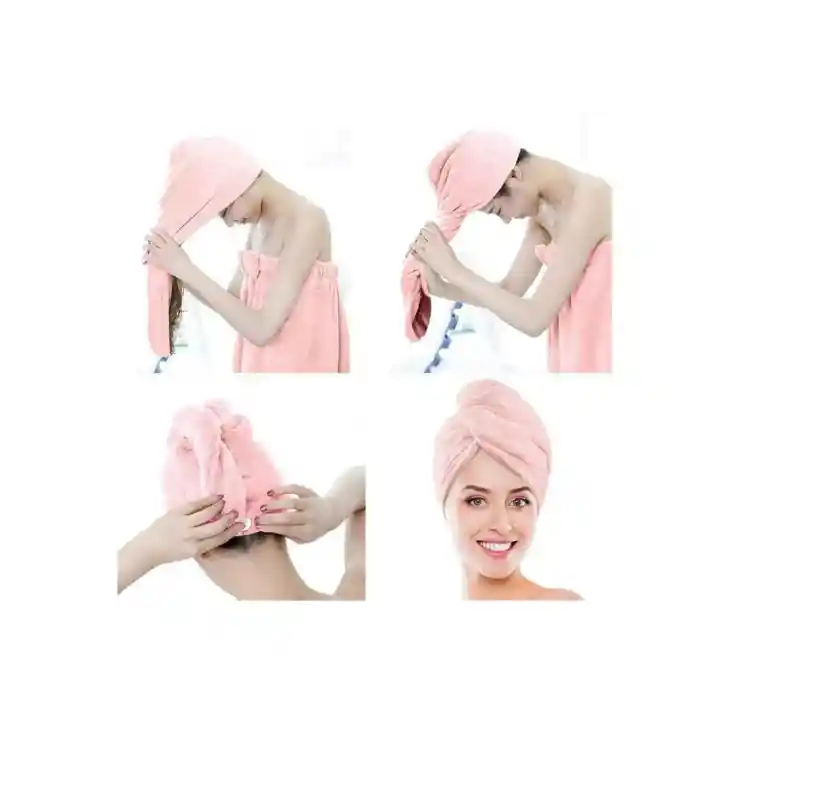 Toalla Para Cabello Microfibra