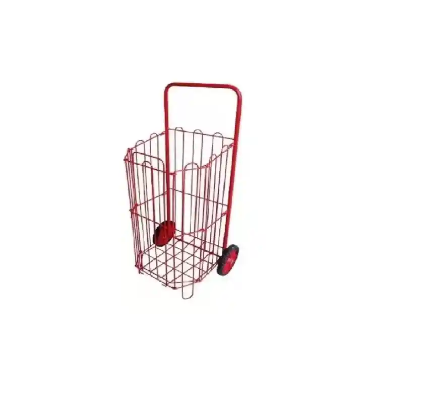 Carro De Mercado Plegable Metálico