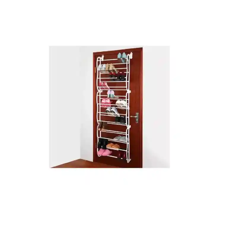 Organizador De Zapatos Zapatero Colgante Para Puerta 36 Par Color Blanco