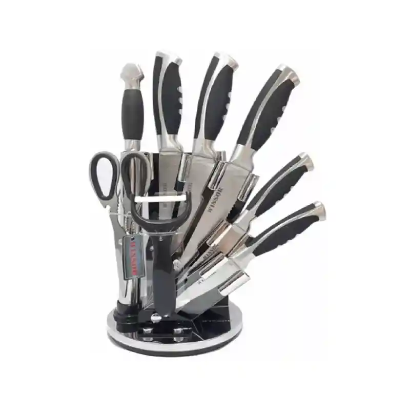 Juego De Cuchillos Winsor En Acero Inoxidable 8 Piezas