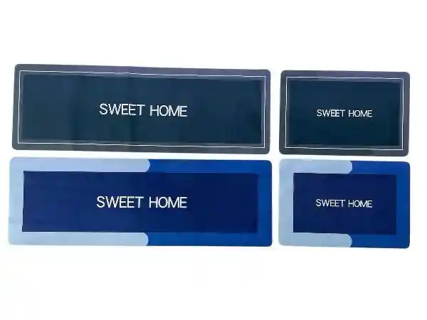 Tapete Alfombra Cocina Absorbente Y Antideslizante Juego X2