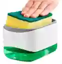 Dispensador De Jabón Para Cocina Hogar Con Jabonera
