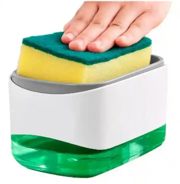Dispensador De Jabón Para Cocina Hogar Con Jabonera